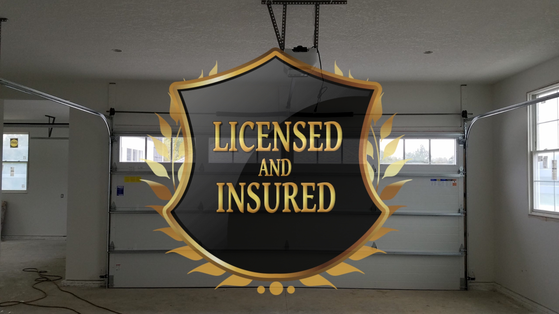 Always check your garage door service's licensing and insurance.