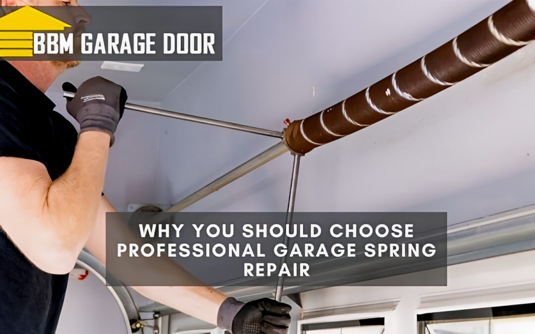 Why You Should Choose Professional Garage Spring Repair