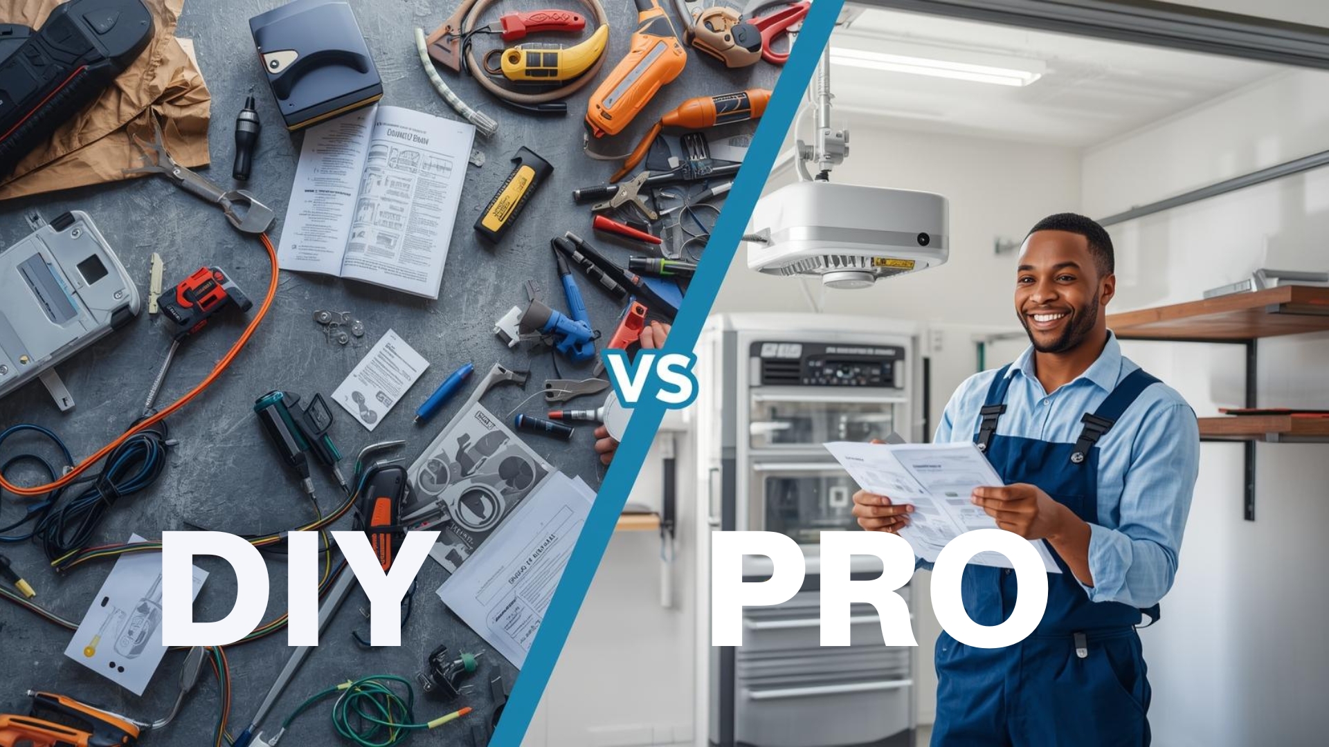 DIY vs professional installation for smart garage door opener setup