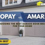 Clopay vs. Amarr comparison guide for choosing the best garage door brand for your home.