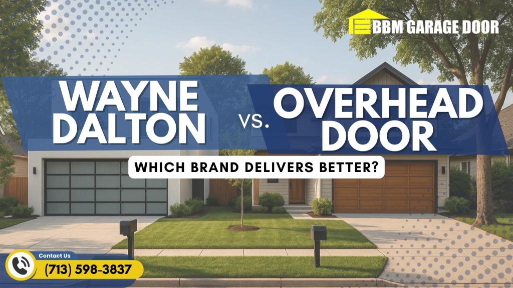 BBM Garage Door compares Wayne Dalton and Overhead Door performance.