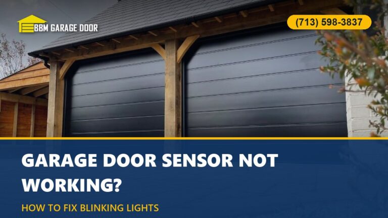 Garage Door Sensor Not Working? How to Fix Blinking Lights