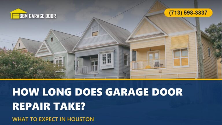 How Long Does Garage Door Repair Take? (Houston)