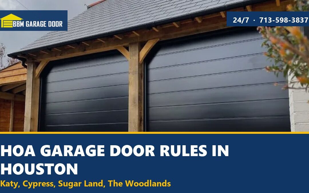 HOA Garage Door Rules in Texas: Get Approval Before Replacing