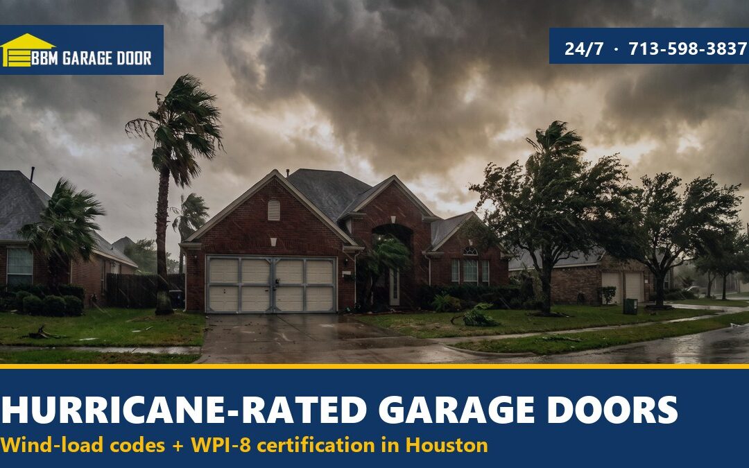 Hurricane-Rated Garage Doors in Houston: Codes, Costs & WPI-8