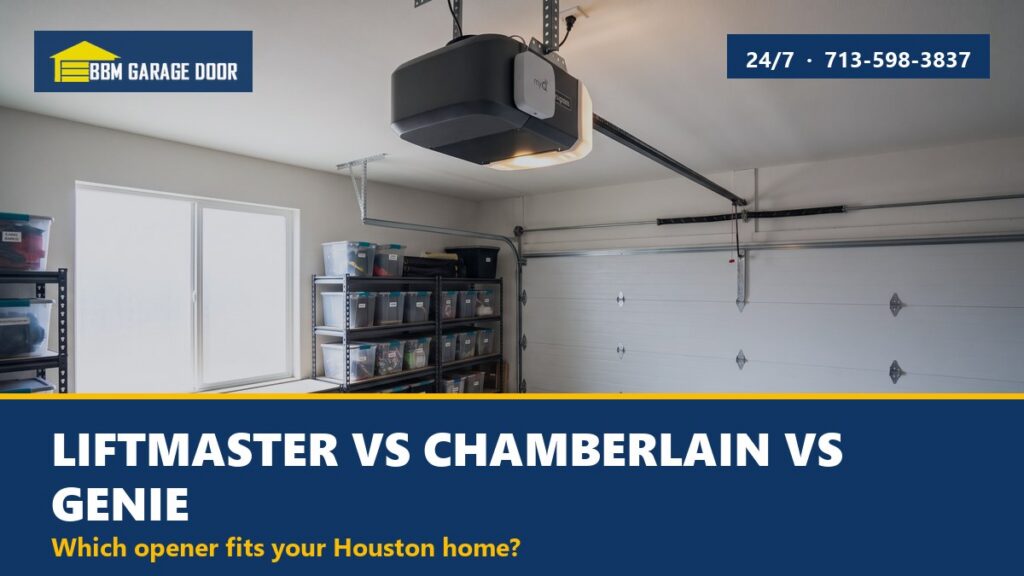 LiftMaster vs Chamberlain vs Genie: Best Opener for Houston